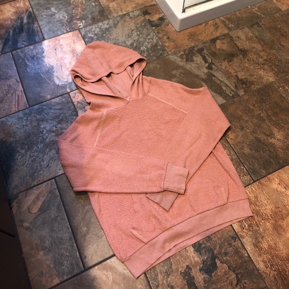 UO Pink Sherpa Sweater (Project Social T) - Picture 1 of 4